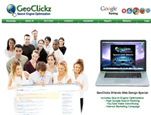 Tablet Screenshot of geoclickz.com